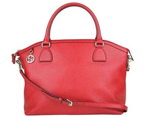 new gucci leather large zip top 449660|Gucci purses for women.